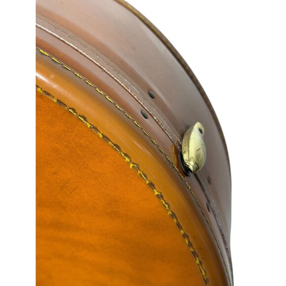 1950s Samsonite round suitcase hat box train case Style 4620 - Picture 5 of 16